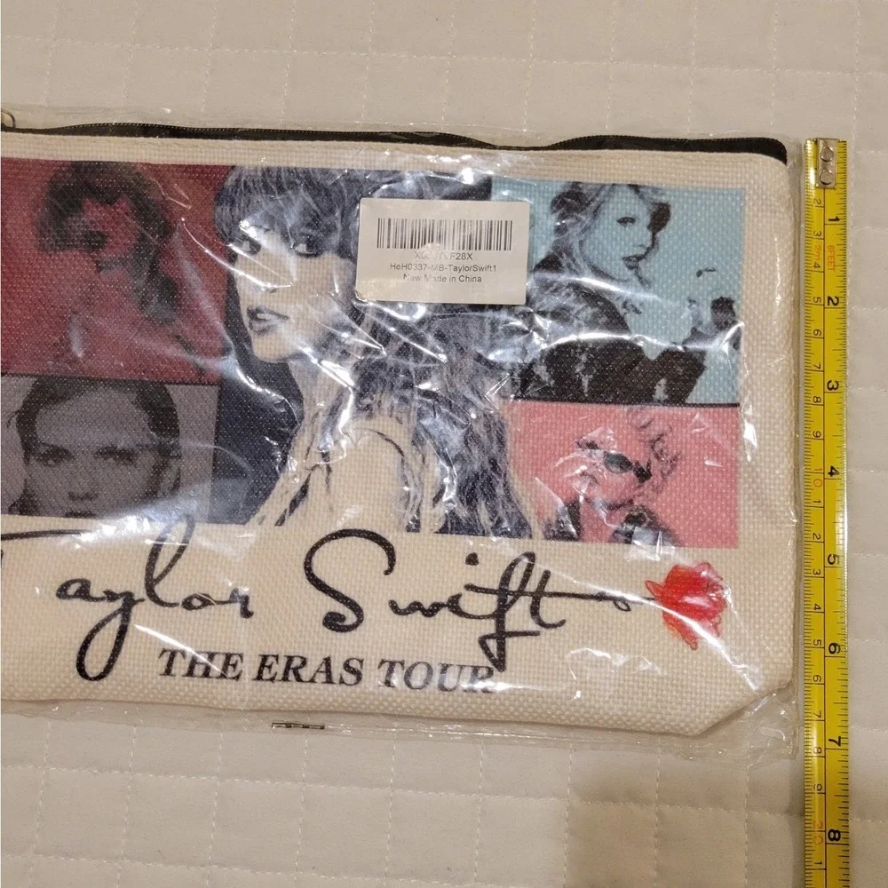 Taylor‎ Swift The Eras Tour Makeup Bag Canvas Zipper Pouch Pencil Bag Hot Fandom